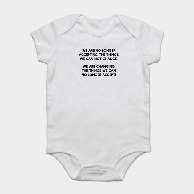 We Are The Change | Youth Empowerment | Black Lives Baby Bodysuit by UrbanLifeApparel